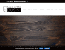 Tablet Screenshot of falegnameriabusini.com